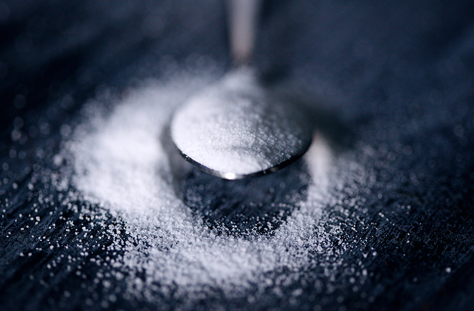 Pre-Diabetes and Insulin Resistance, image of a spoon with sugar on it.