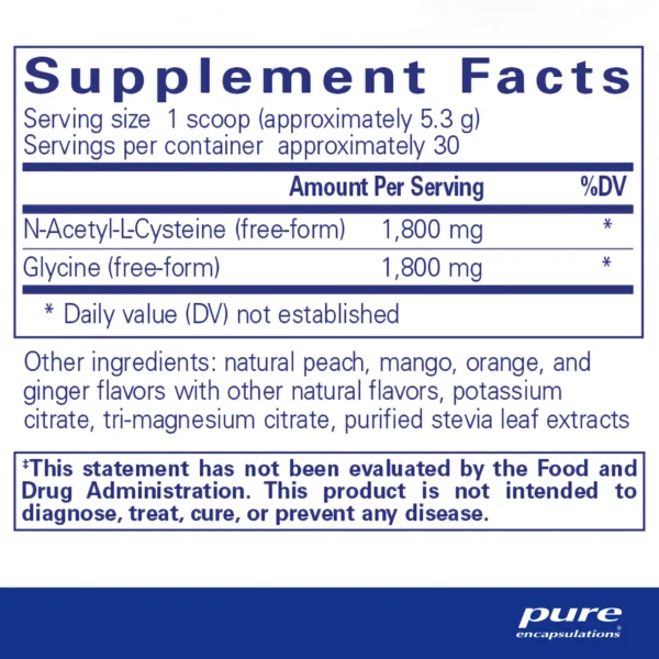 NAC + Glycine Powder-info